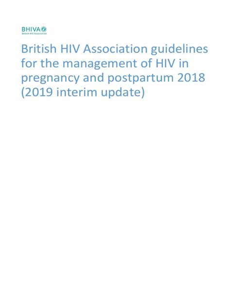 yhivi pregnant|British HIV Association guidelines for the management of HIV .